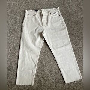White Straight-Leg Jeans - New with tags!